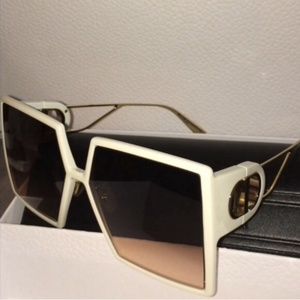 NEW Dior White Sunglasses